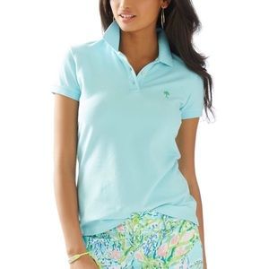 Lilly Pulitzer shrunken Pima polo